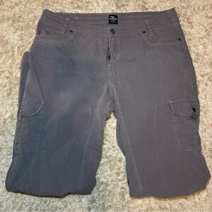 Kuhl splash roll up pant cargo outdoor hiking vintage patina dye grey 16